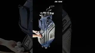 Ask Echo T-Lock Golf Bag  | 14 -Way Dividers, Easy Club Access