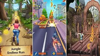 Jungle Escape Endless Run vs Tomb Run vs Subway Princess Amazing Run Kids GamePlay Walkthrough V#11