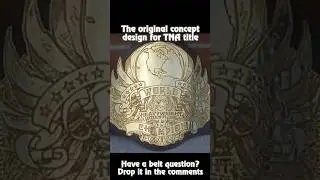 Original TNA World Title Custom Concept #wwe #shorts #collection HazardF5 WWE Belt Review