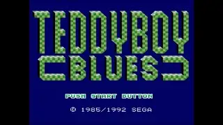 Teddy Boy Blues (Sega Mega Drive / Genesis) Longplay