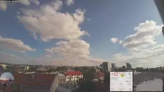 Clouds making way for a warm summers day in Tallinn - Time lapse - 2025-09-09