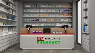 Soluzioni Supporti Ergonomici POS  - Multifunctional Poles Solutions - SN RETAIL POLE
