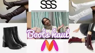 Winter Boots haul from SSS and Myntra under 999only #myntra #sssbootshaul #boots #wintercollection