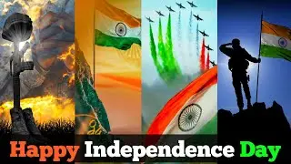 🇮🇳🪖Independence Day 4K Status🇮🇳💕15 August Whatsapp Status💚🇮🇳 Independent Status #15august #trending