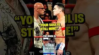 The Rock is coming back to claim John Cena's soul at WWE SNME #wwe #wrestling