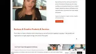 Website Demo: Professional Services and Digital Product Business Made with Wix Studio