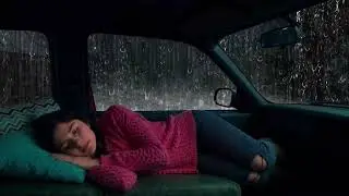 Cozy Rainfall on Camper Van Window - Relaxing Sounds for Deep Sleep, Stress Relief & Nature ASMR