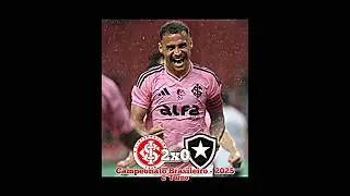 Internacional x Botafogo - (&Uacute;ltimos Jogos) &bull; #shorts #edit