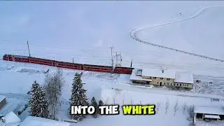 A Silent Journey Through Snow | Cinematic City Tram in Winter