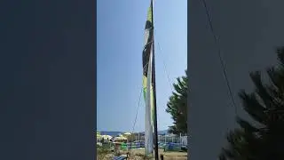 Hobie Cat 15 powered, rowing and seat, all together.
