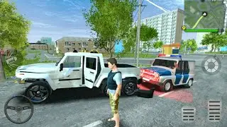 Car Driving and Walking In Big Open City #8 - 6x6 SUV Sim - Android Gameplay
