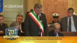 Comune di Anzio - Cittadinanza Onoraria a Roger Waters - 18 Febbario 2014
