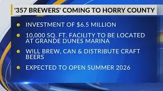New craft brewery bringing $6.4 million investment, 35 new jobs to Horry County