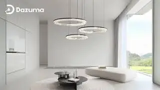 Luxury Circle Pendant Light | Modern Ring Art Chandelier for Elegant Interiors