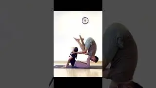 Acro Yoga with @linnekezzz After Backbend Flow Class #acroyoga #yoga #dancefitness