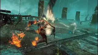 Nothing is impossible with level 1 on ship in Helheim - God Of War Level 1 playthrough no damage
