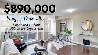 245 Davisville Condo For Sale| YONGE + DAVISVILLE CONDO | 2 Bed with Large Terrace + Park Views