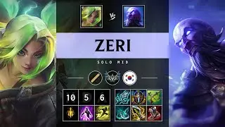 Zeri Mid vs Ryze - KR Challenger Patch 25.16