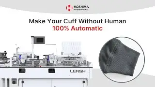 How Your Hoodie Cuff Is Made 100% Automatic with LS-7051DS Ribbed Cuff Making Machine