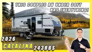 CATALINA 243RBS 2026 ГОДА ИМЕЕТ ВСЕ, ЧТО ВАМ НУЖНО В ЛЕГКОМ ПРИЦЕПЕ ДЛЯ ПАРЫ, ВКЛЮЧАЯ АВТОМАТИЧЕС...