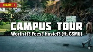 CSMU Panvel Campus Tour 2026: Itna Bada Campus?😱(PART 1)