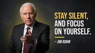 FOCUS SO HARD ON YOURSELF THAT THE NOISE DISAPPEARS - Jim Rohn Motivation