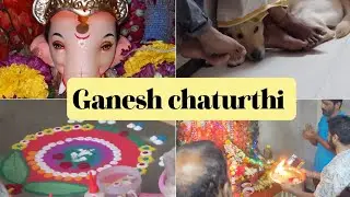 Ganpati Bappa Morya🙏| 2024|Nandini rk shetty|#ganapatibappamorya #ganeshchaturthi #charlie #vlog