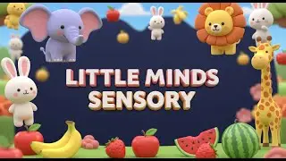 Spring Baby Sensory 🍓🌸 Infant Visual Stimulation | Relaxing Baby Fruit Dancing Animation With Music