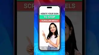 How to stop scrolling reels #shorts