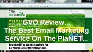 GVO Review -- Best Email Marketing Service On The PlaNET