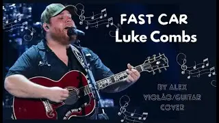 Fast Car  Tracy Chapman By Luke Combs   Alex Viol&atilde;o   Guitar Cover
