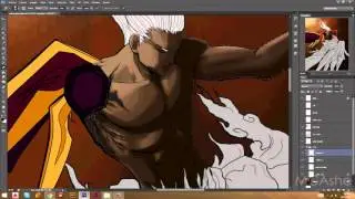Video illustration - Drawing Safer Sephiroth - Final Fantasy VII