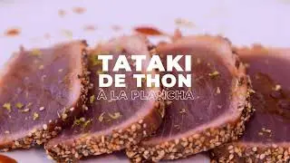 𝗧𝗮𝘁𝗮𝗸𝗶 𝗱𝗲 𝘁𝗵𝗼𝗻 𝗮̀ 𝗹𝗮 𝗽𝗹𝗮𝗻𝗰𝗵𝗮 &bull; Recette &agrave; la plancha
