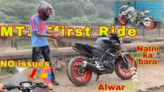 My first ride with Rudra Alwar To Natni ka Bara || ride vlog || no issue in tft meter #mt15 ❤️