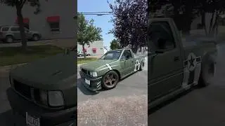 Пончики в 500-сильном дрифт-грузовике 🍩 1JZ с одной турбиной, сборка сотрудника Isuzu PMF 👏🏻
