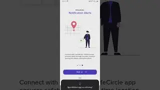 Location and Notification permissions