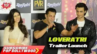 Uncut Loveratri Official Trailer Launch | Salman khan | Aayush Sharma | Warina Hussain