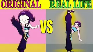 Zoey and Mystery Military dance | KPop Demon Hunters Animation | Original vs Kpop Diy