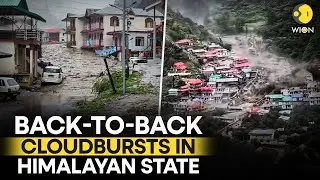Uttarakhand Cloudburst: Twin Cloudbursts Wreak Havoc In Uttarkashi, Flash Floods Kill 4 | WION Org