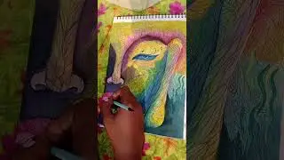 Buddha illustration  art#shorts #painting #viral #youtubeshorts #classic #shorts #spiritual #art