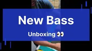 New Bass Unboxing! #BassUnboxing #BassGuitar #BassLife #UnboxingVideo #MusicGear #ShowpieceGear