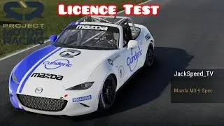 Project Motor Racing MX5 Licence Test 