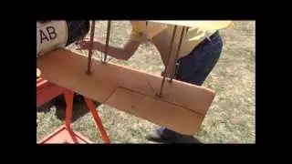 Radio control model plane WW1 trainer. Banjo Patterson scale rally 2013.