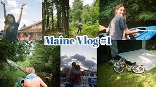 Vlog: 4 Days in Maine | Visiting Portland, beach/ lake days & summer moments