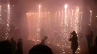 Grup d'Espetegafoc al correfoc de les Cases Noves (Sitges), 2016