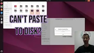 Ubuntu 24.04 - Paste Option Greyed Out | Permissions do not allow pasting files in this directory