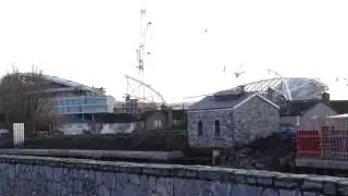 Aviva Stadium, Landsdowne Road, under construction 2009