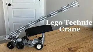 RC Lego Technic Crane MOC (2 Foot Boom)