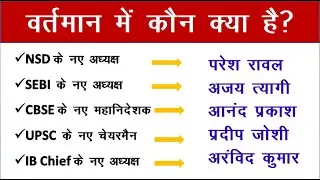 New Appointment 2020| updated appointment 2020| Current Affairs 2020| Important Appointment of India