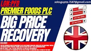 BIG PRICE RECOVERY : PFD STOCK ANALYSIS | PREMIER FOODS PLC SHARE